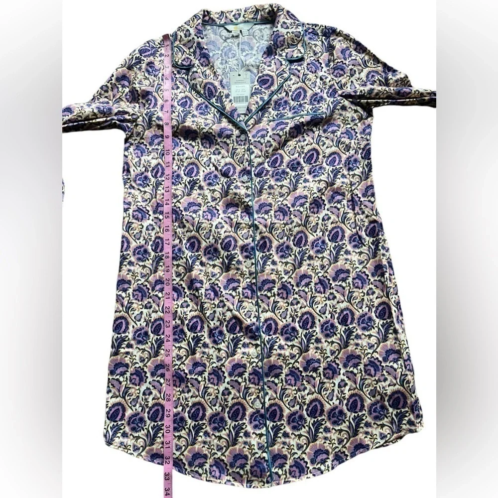 NWT Boden Janie Longline Pyjama Shirt Size 6